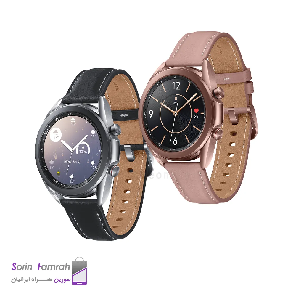 ساعت هوشمند سامسونگ مدل (41mm) Galaxy Watch3 SM-R850 با بدنه استیل ضد زنگ