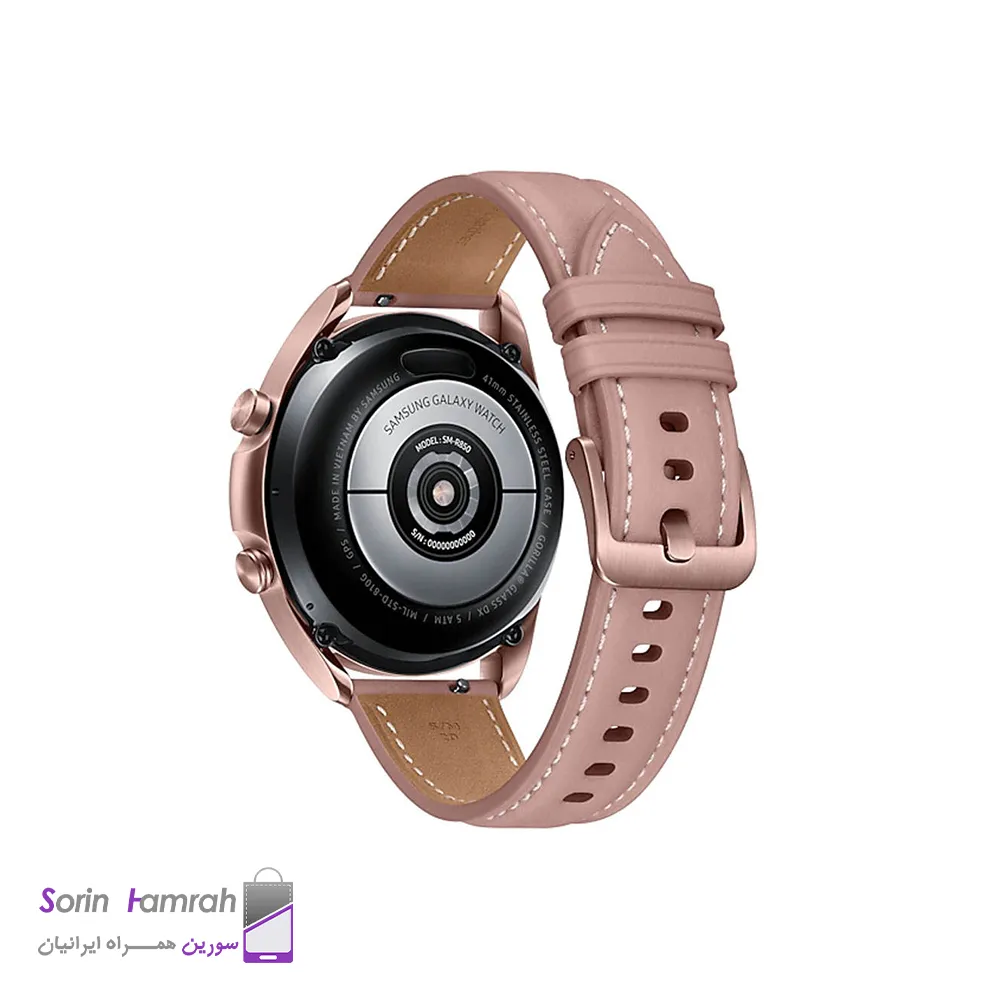ساعت هوشمند سامسونگ مدل (41mm) Galaxy Watch3 SM-R850 با بدنه استیل ضد زنگ
